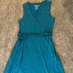 Cue Sleeveless Wrap Dress